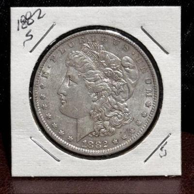 1882 S Morgan Silver Dollar