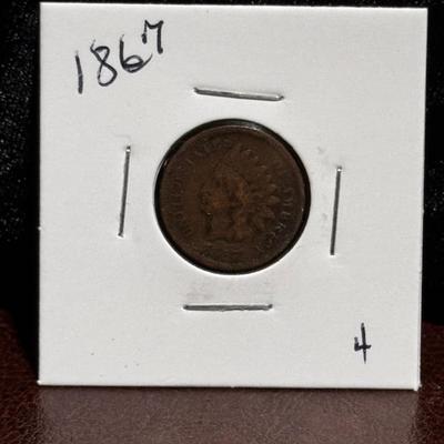 1867 Indian Head Penny