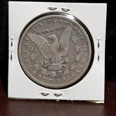 1890 O Morgan Silver Dollar