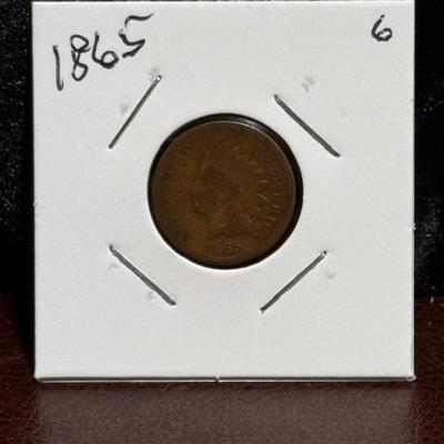 1865 Indian Head Penny