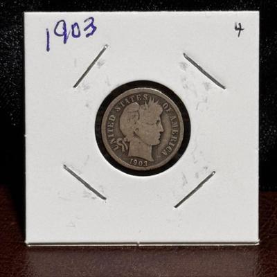 1903 Barber Dime