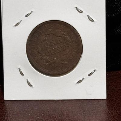 1853 Braided Hait Cent