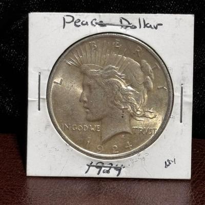 1924 Peace Dollar
