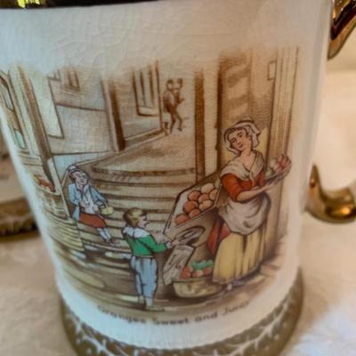 Set of 3 Arthur Wood old Chelsea Steins