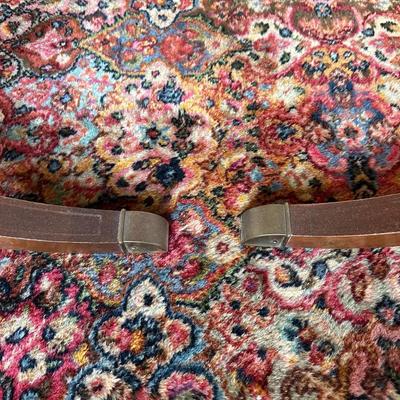 Vintage Mahogany Double Pedestal Dining Table w/ 2 Leaves