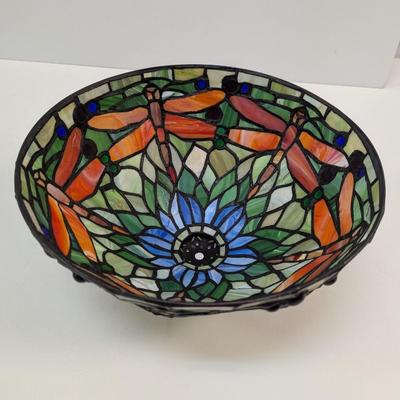 Stained Glass Dragonfly Lamp Shade
