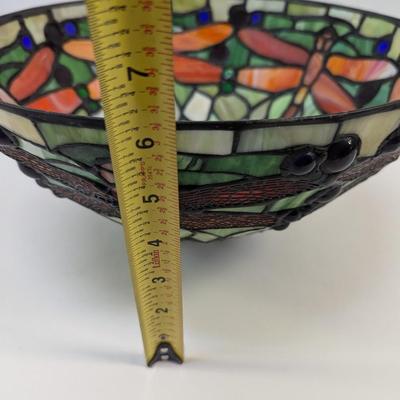 Stained Glass Dragonfly Lamp Shade