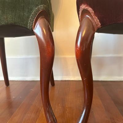 Victorian Rose Wood Occasional Chairs