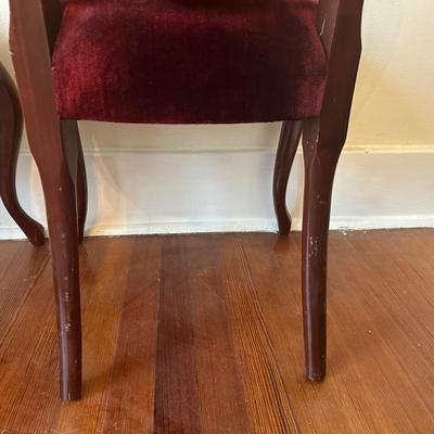 Victorian Rose Wood Occasional Chairs