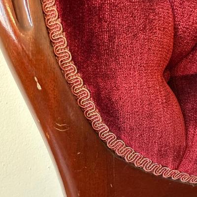 Victorian Rose Wood Occasional Chairs