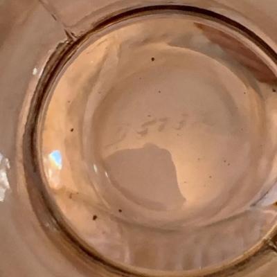 Vtg HP Gold trimmed serving bowl