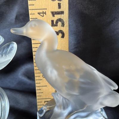 Lot 91 Lalique Perfume & Goebel Goose