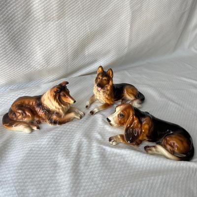 Lot 95 Lefton Dog figure lot