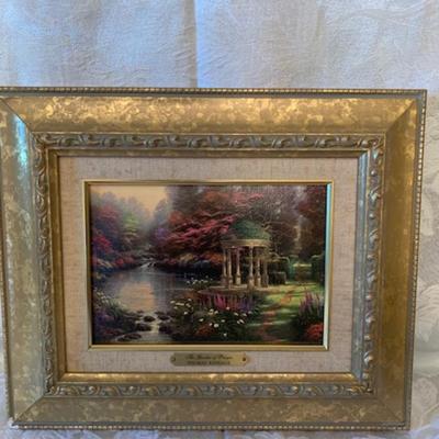 Painting by Kincaid “ The Garden of Prayer”