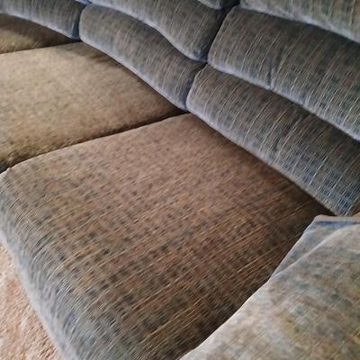 Sectional sofa with two end recliners