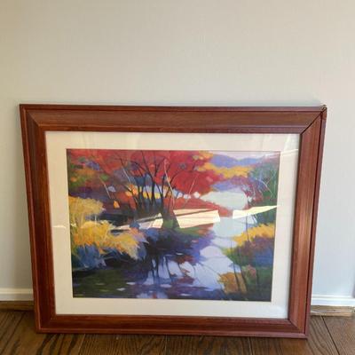Floral Framed Print, Framed