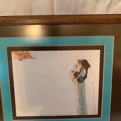 Vintage “Coming Home” print by Peña