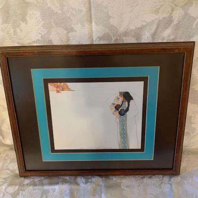 Vintage “Coming Home” print by Peña