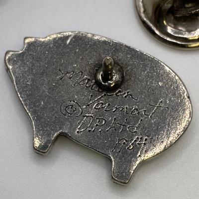 Gold & Silver Pins & Pendants incl. 14K (ST-HS)