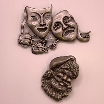 Gold & Silver Pins & Pendants incl. 14K (ST-HS)