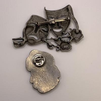 Gold & Silver Pins & Pendants incl. 14K (ST-HS)