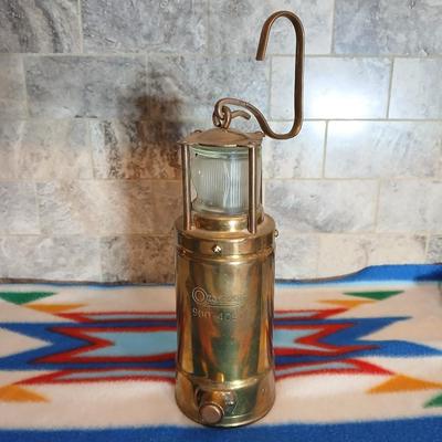 Antique Brass Oldham lantern Automatic Type Admiralty - Navy Nautical Miners Lamp