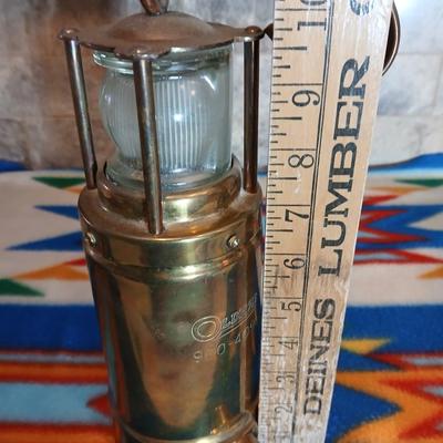 Antique Brass Oldham lantern Automatic Type Admiralty - Navy Nautical Miners Lamp