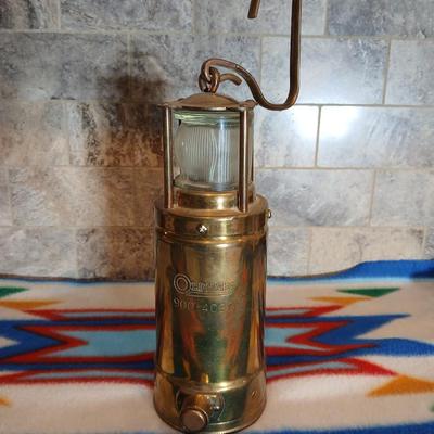 Antique Brass Oldham lantern Automatic Type Admiralty - Navy Nautical Miners Lamp