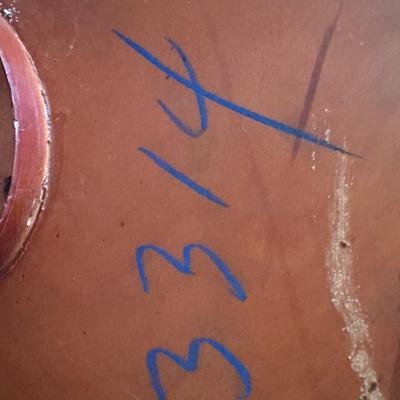 Leather Top Occasional Table