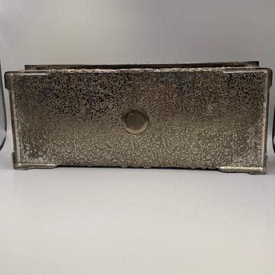 Two Ornate Silver Jewelry Boxes (ST-HS)