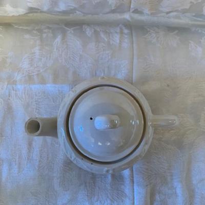 Vintage Praulier China coffee pot w/hand painted sail boat