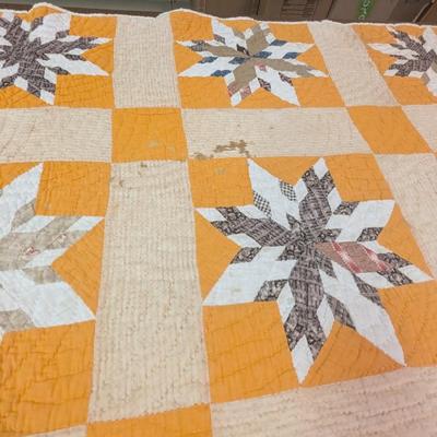 Vintage Hand Made Patchwork Quilt