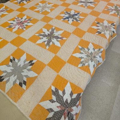 Vintage Hand Made Patchwork Quilt