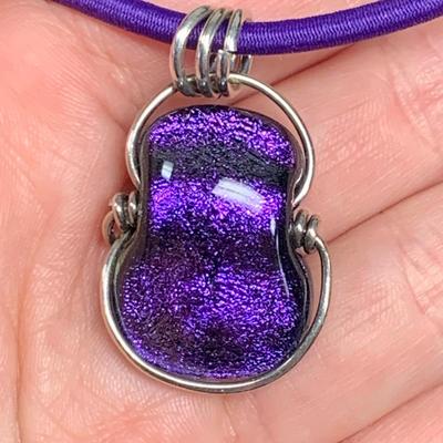 Dichroic Glass Pendants & Earrings (ST-HS)