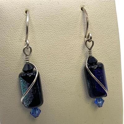 Dichroic Glass Pendants & Earrings (ST-HS)