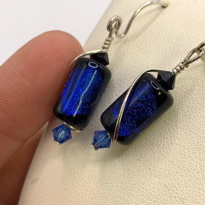 Dichroic Glass Pendants & Earrings (ST-HS)