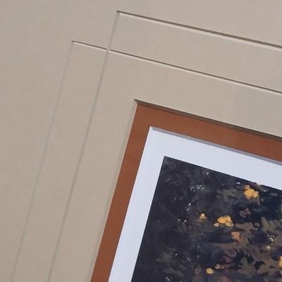 Framed artwork Chief with Horse signed and numbered by Chuck Rens "The Vanishing America"