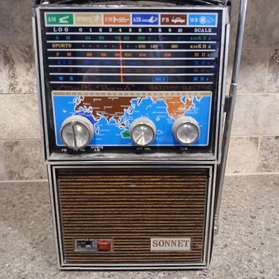 Working Vintage Radio Sonnet Model 181P AM FM CB Police Wideband
