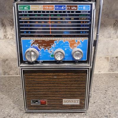 Working Vintage Radio Sonnet Model 181P AM FM CB Police Wideband