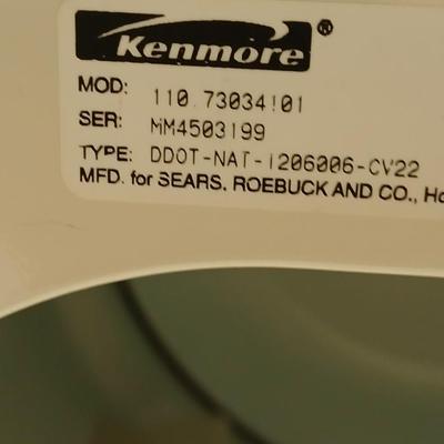 Kenmore Elite GAS Dryer Heavy duty - King size capacity - Quiet Pak 1
