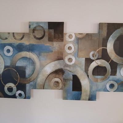 Circular Motion Diptych Canvas wall art