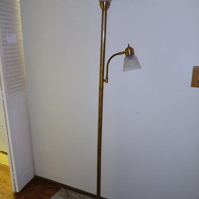 71" tall Torchiere Lamp with adjustable Reading Light