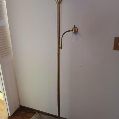 71" tall Torchiere Lamp with adjustable Reading Light