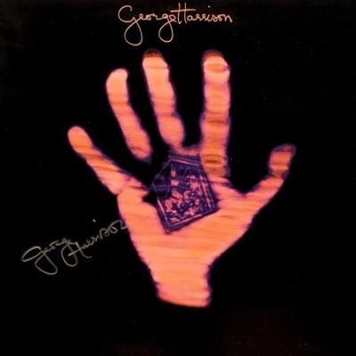 George Harrison signed "Living In The Material World" album 