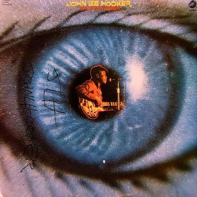John Lee Hooker signed album
