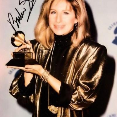 Barbra Streisand signed photo 