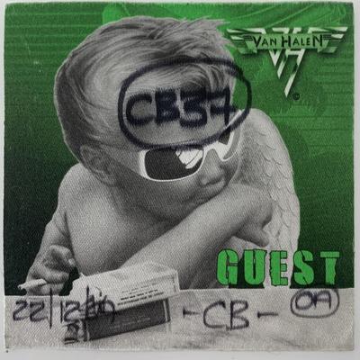 Van Halen backstage pass