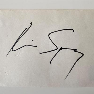 Kevin Spacey Signature Cut