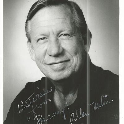 Allan Melvin Signed Photo