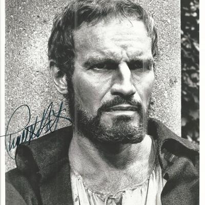 The Agony and the Ecstasy Charlton Heston Signed Movie Photo